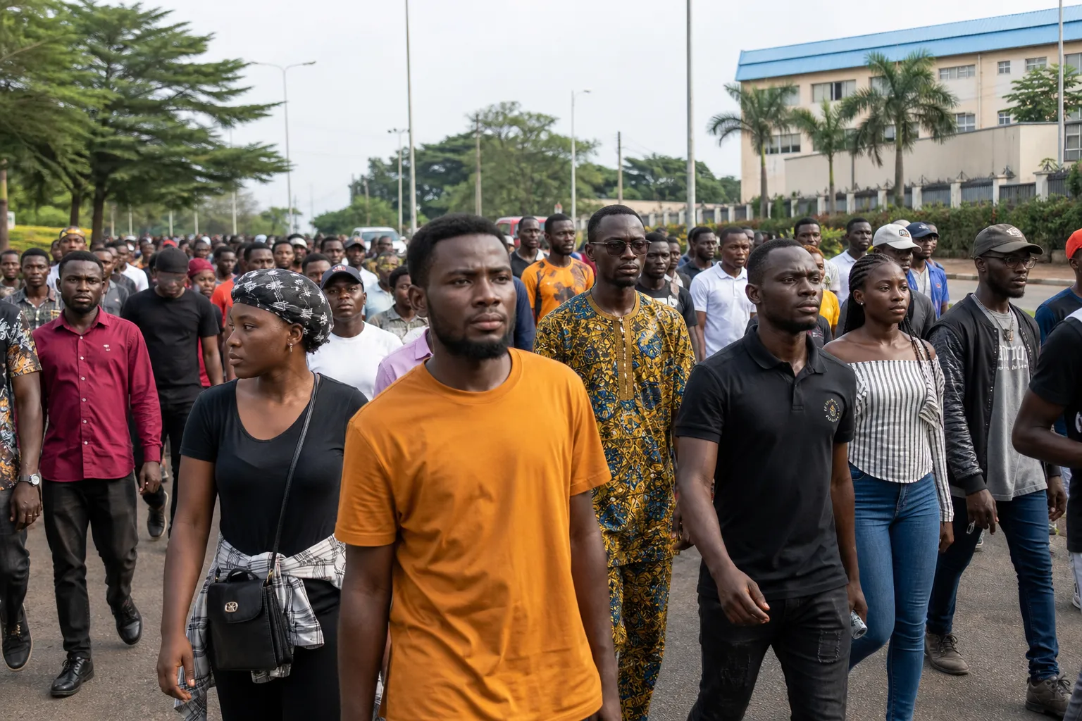 Młodzież stanu Enugu w Nigerii przemaszerowała przeciw terroryzmowi