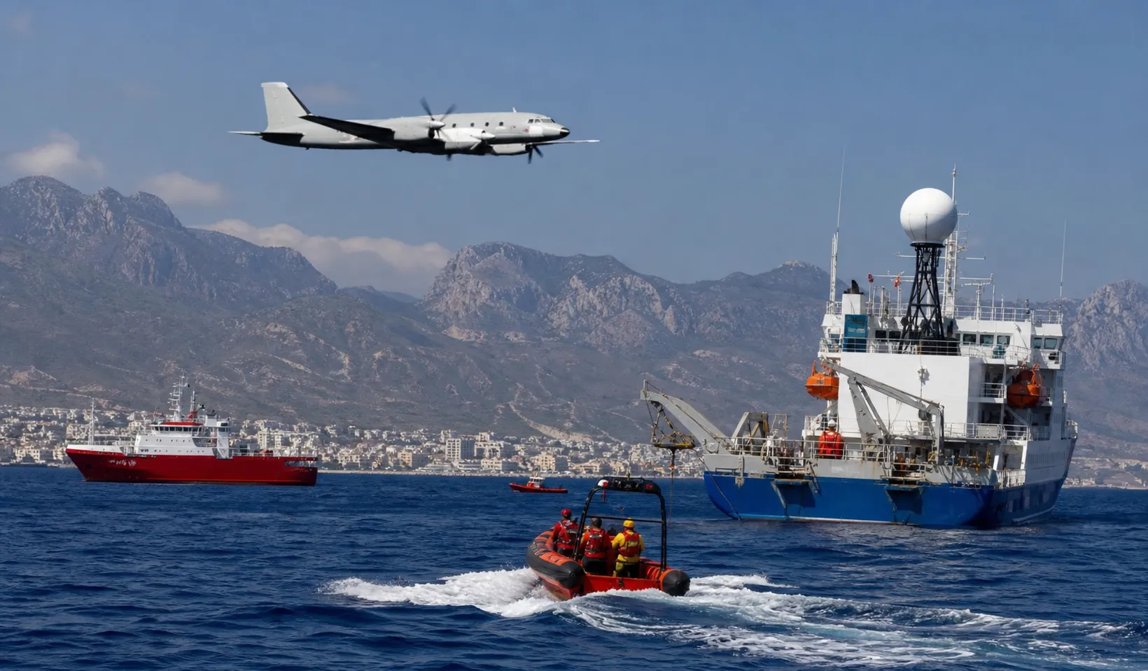 Erdogan: Nine ships and 11 aircraft search for missing people near Kyrenia in Cyprus