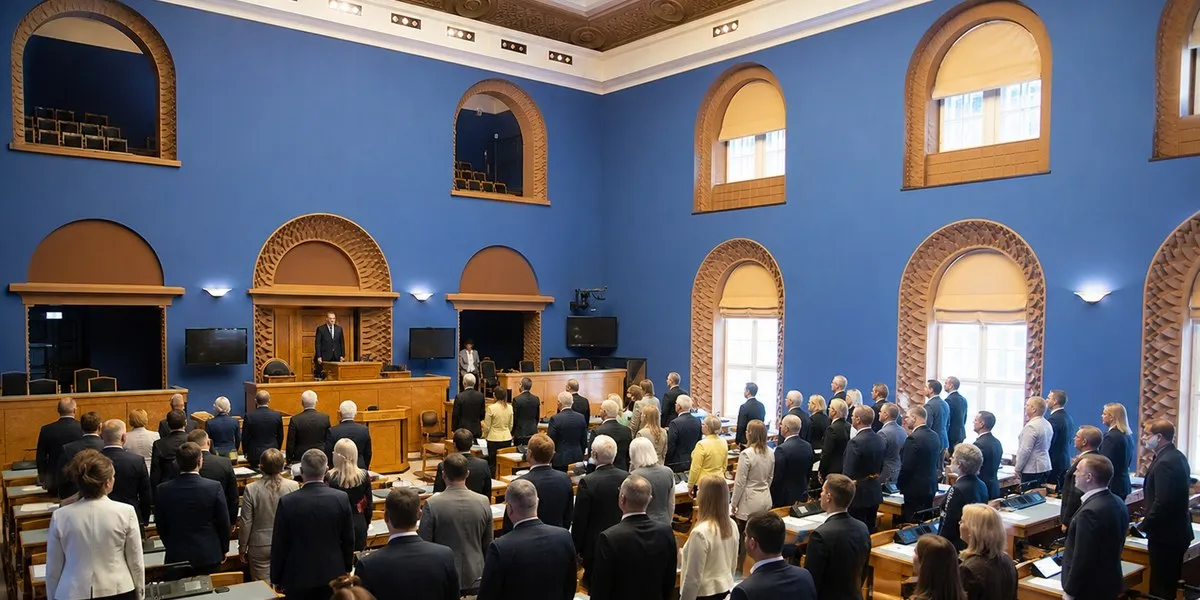Estonian President Ulle Madise takes the oath of office — Anadolu Agency