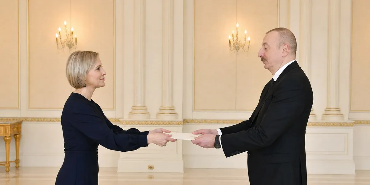 Pierwsza rezydująca ambasadorka Estonii w Azerbejdżanie złożyła listy uwierzytelniające — ERR News