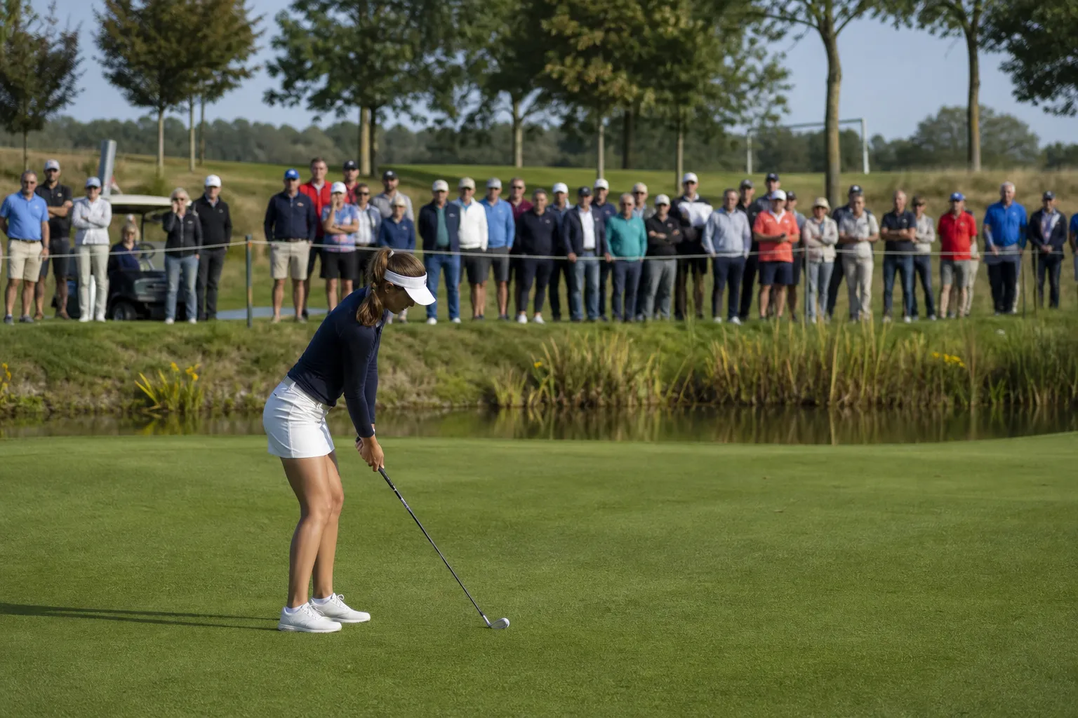 Europe and the United States end first day of Solheim Cup tied 4:4 in the Netherlands