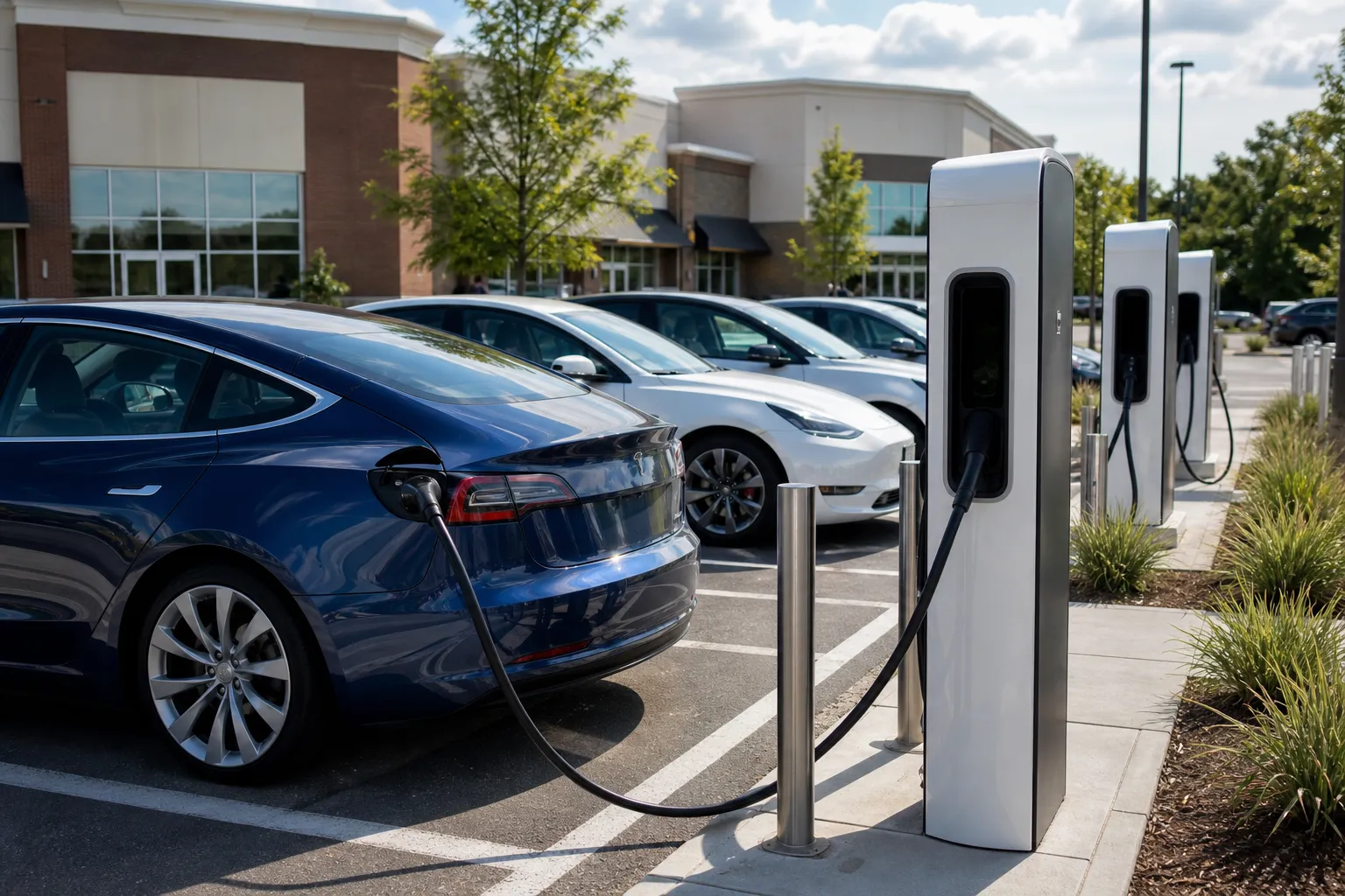EVgo to add more than 400 fast-charging stations at U.S. shopping centers