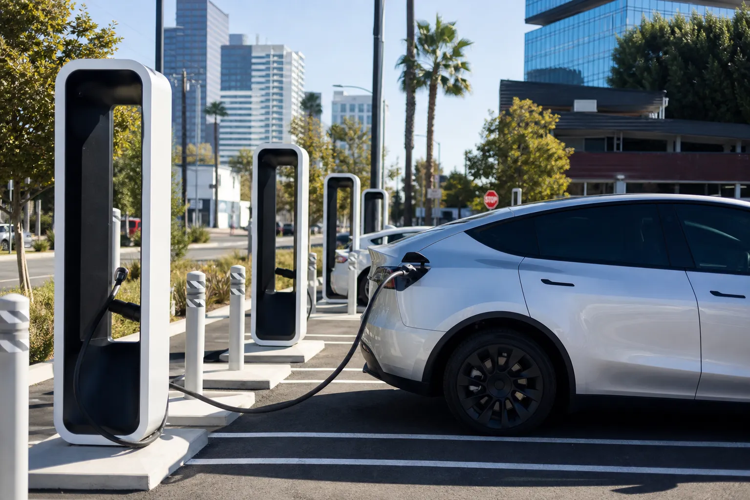 EVgo заявила про відкриття найбільшої не-Tesla зарядної станції в Лос-Анджелесі