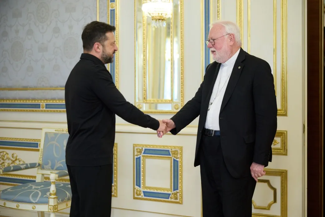 Zelenski omówił z wysłannikiem papieża inicjatywy pokojowe oraz wsparcie dla Ukrainy