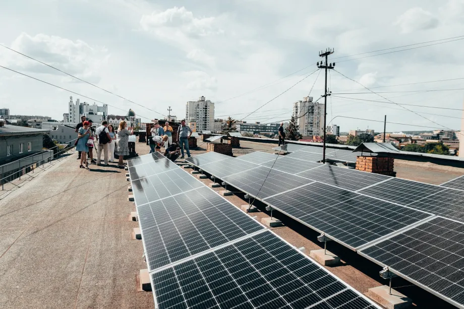 A hospital in Transcarpathia has switched to solar power