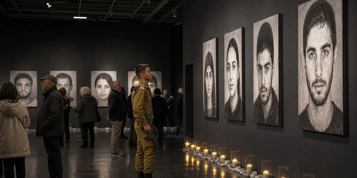 Jerusalem displays portraits of October 7 victims and hostages — Jerusalem Post
