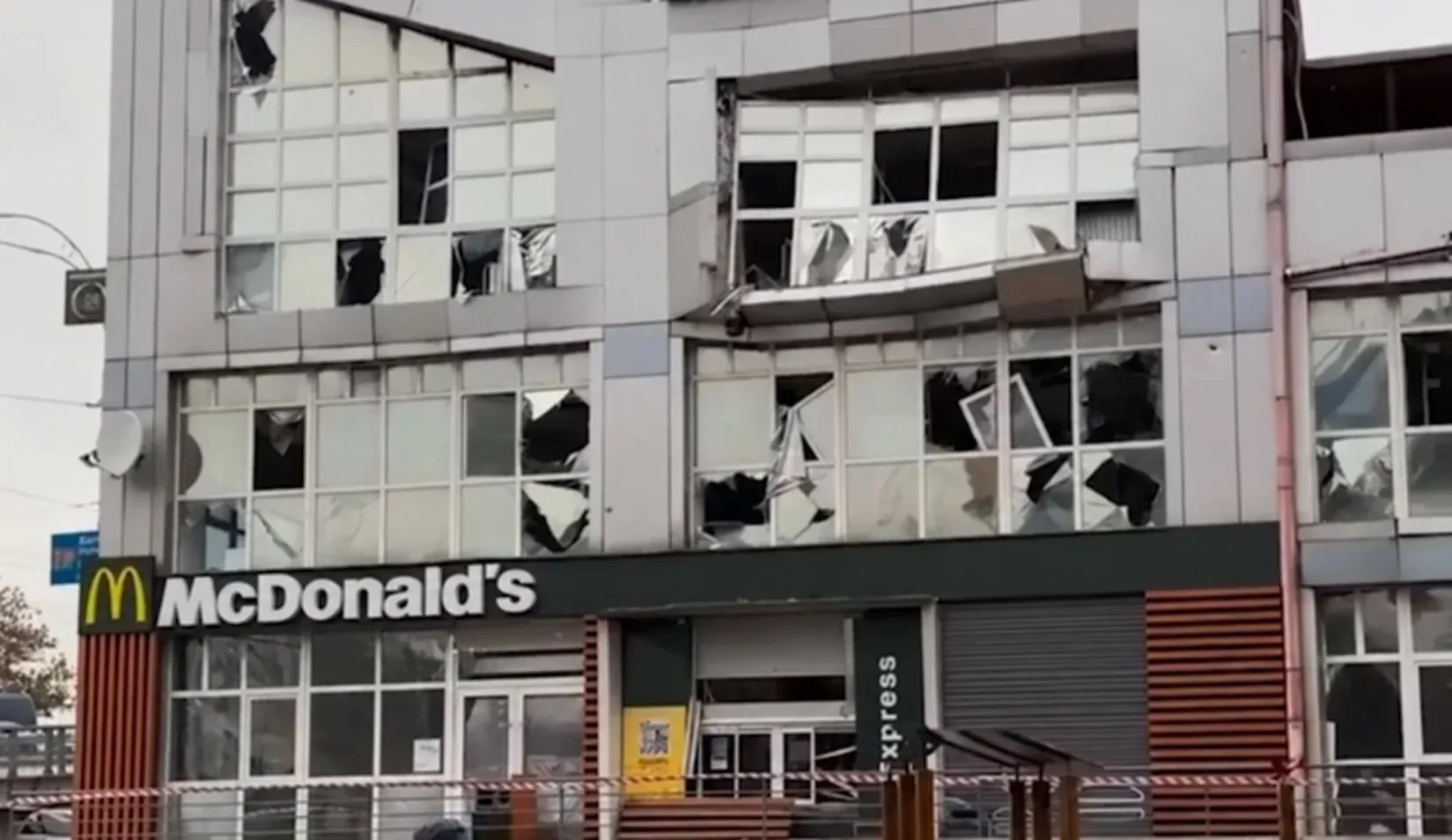 Video: The McDonald's in Shulyavka, damaged by a Russian strike, will be closed for a while