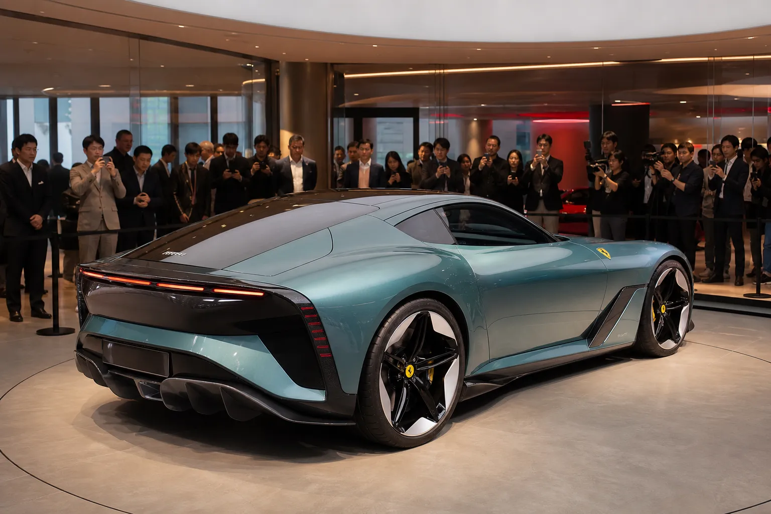 Ferrari zaprezentowało w Korei Południowej pierwszy elektryczny samochód sportowy Luce