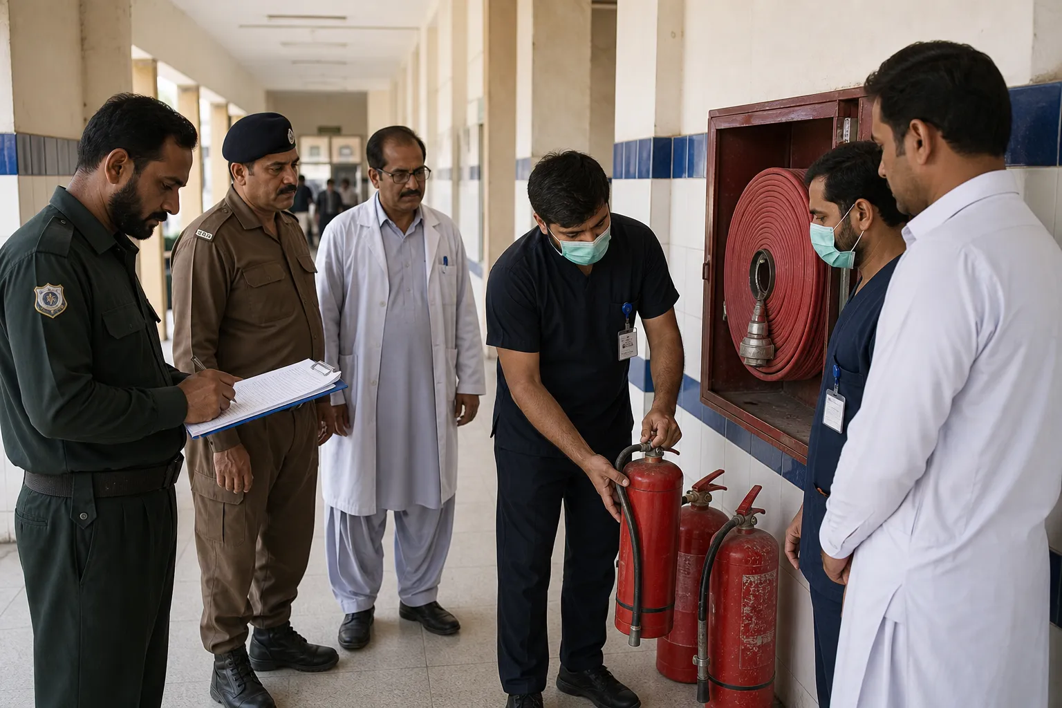 Fire breaks out at hospital during operation in Pakistan
