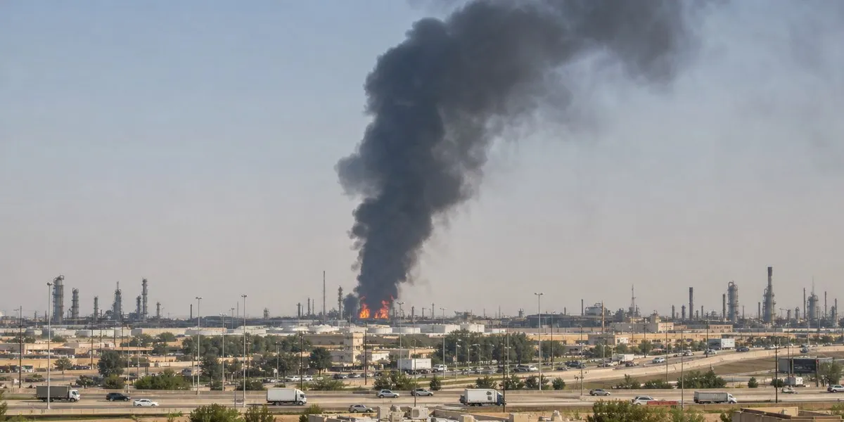Pożar i dym zauważono w pobliżu obiektu Aramco w Rijadzie — Jerusalem Post