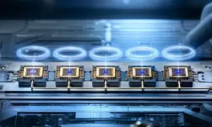 Five silicon qubits simultaneously achieved accuracy of about 99.9% — ScienceDaily