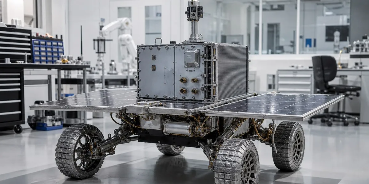 Photo: UA.NEWS Flip rover hpe computer moon ai tests