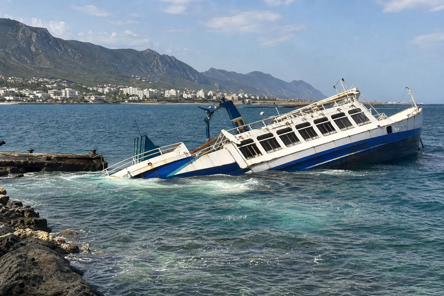 14th body recovered from ferry wreck off Kyrenia coast in Cyprus
