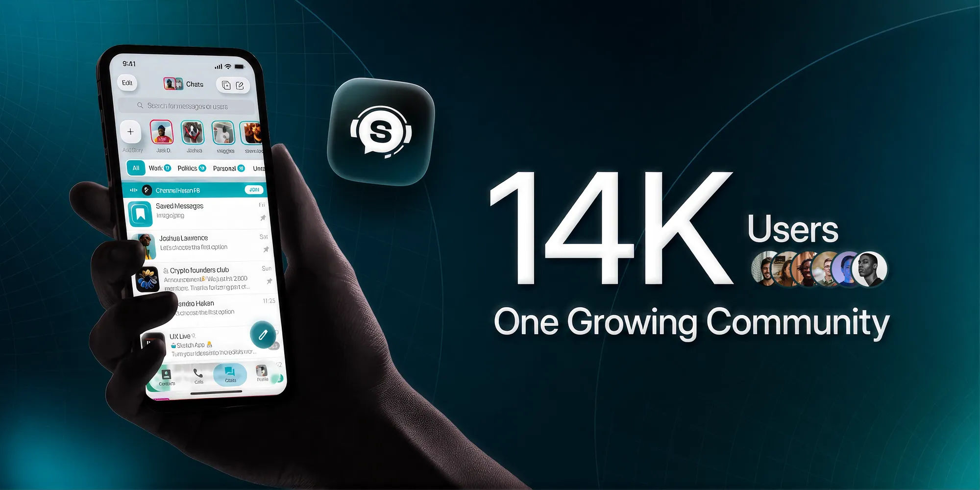Sends Messenger перевищив 14 000 завантажень: нові функції вже на підході