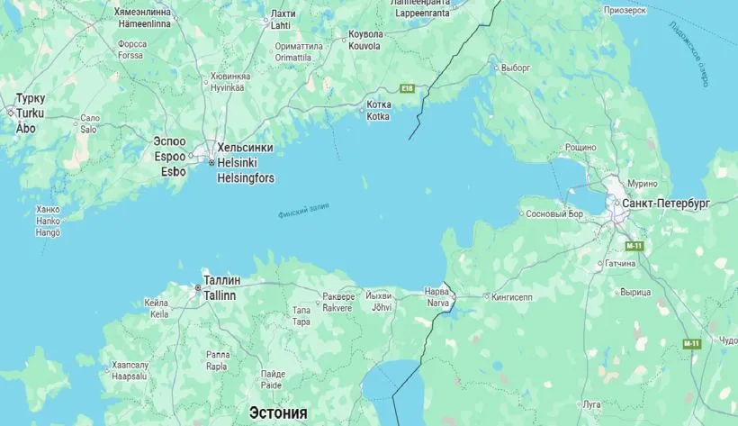 Финляндия временно закрывала воздушное пространство над Финским заливом