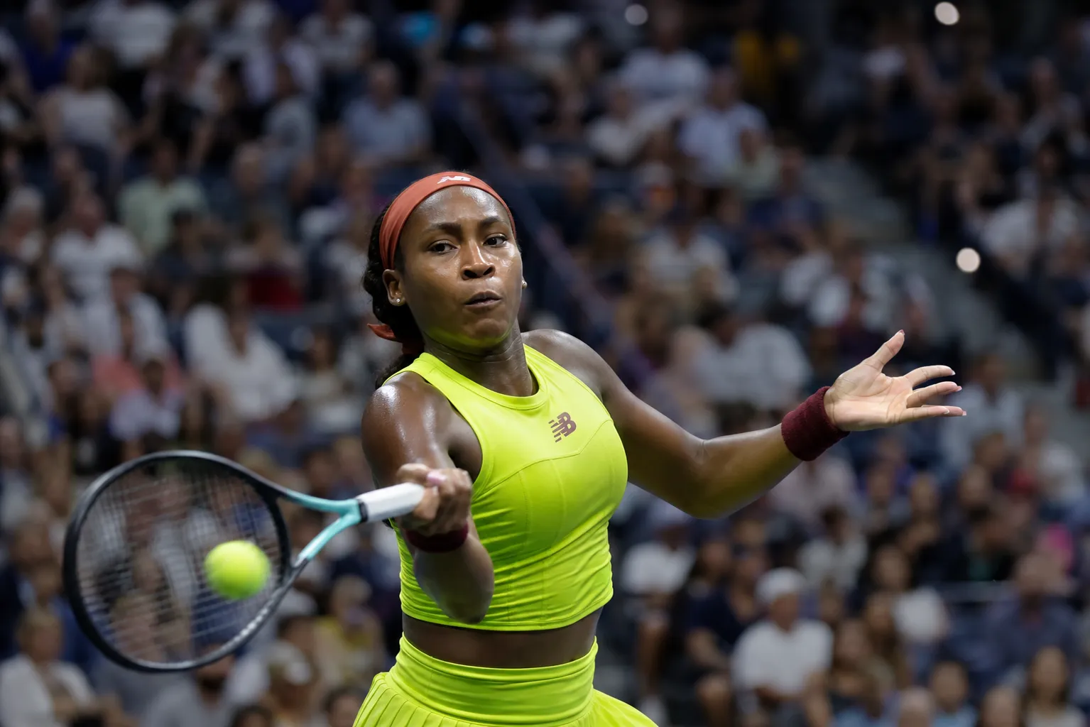 Coco Gauff awansowała do półfinału US Open w USA po obronie dwóch meczboli