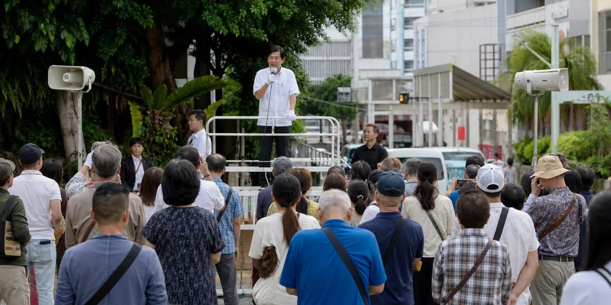Na Okinawie Genta Koja wyprzedził gubernatora Tamakiego w sondażach exit poll
