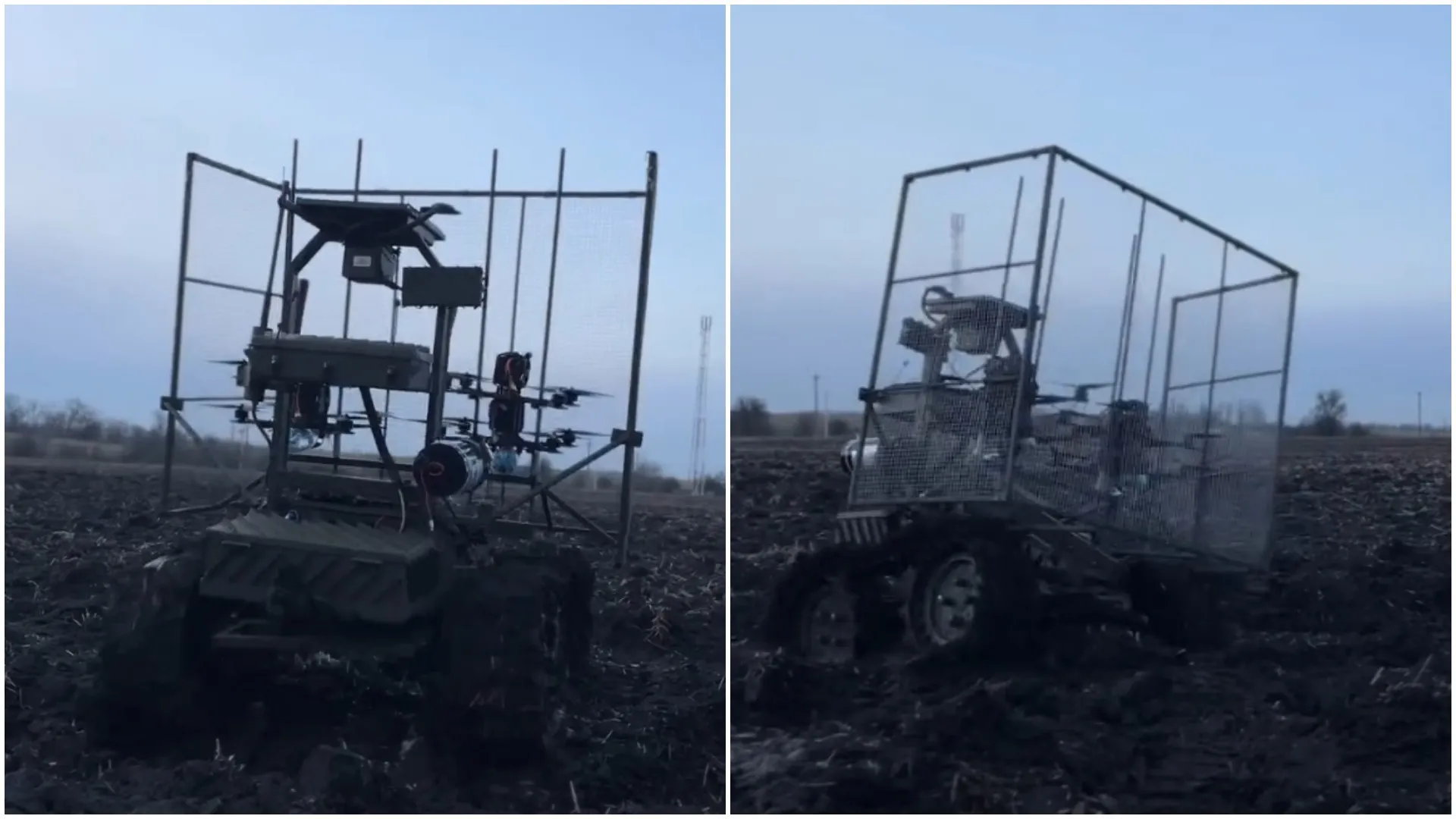 В Україні показали наземний дрон, що запускає FPV