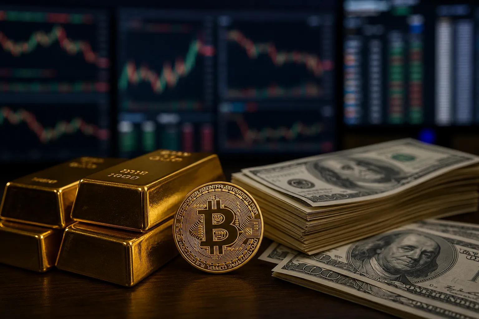 美元走强，美国黄金与 Bitcoin 下跌 — The National