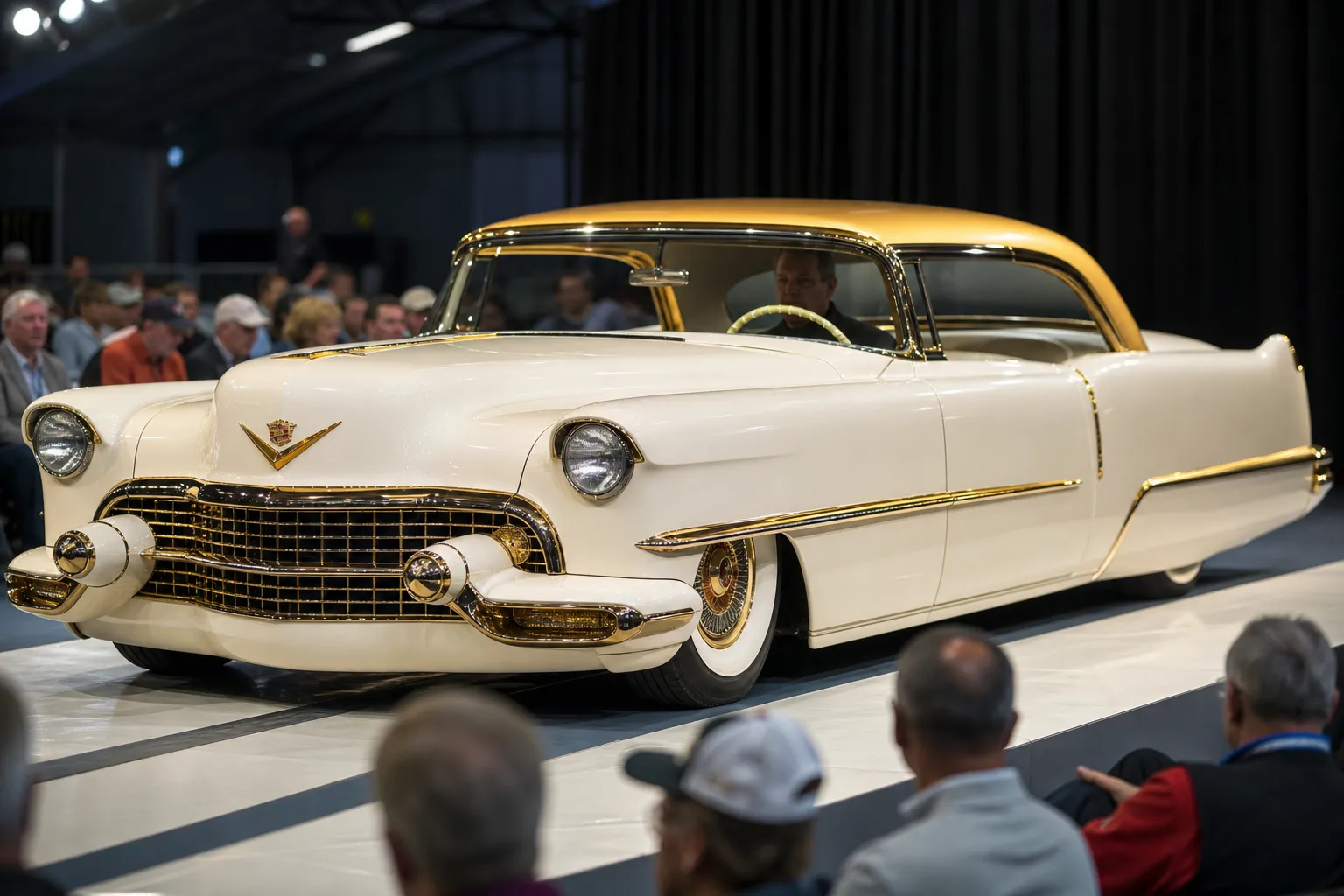 Golden 1953 Cadillac Elegante sold in the US for a record $1.275 million — Motor1