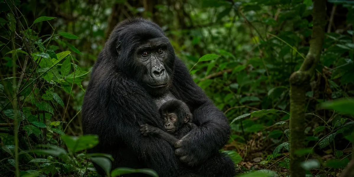 Reintrodukowana gorylica Grauera urodziła młode w parku Wirunga — Mongabay