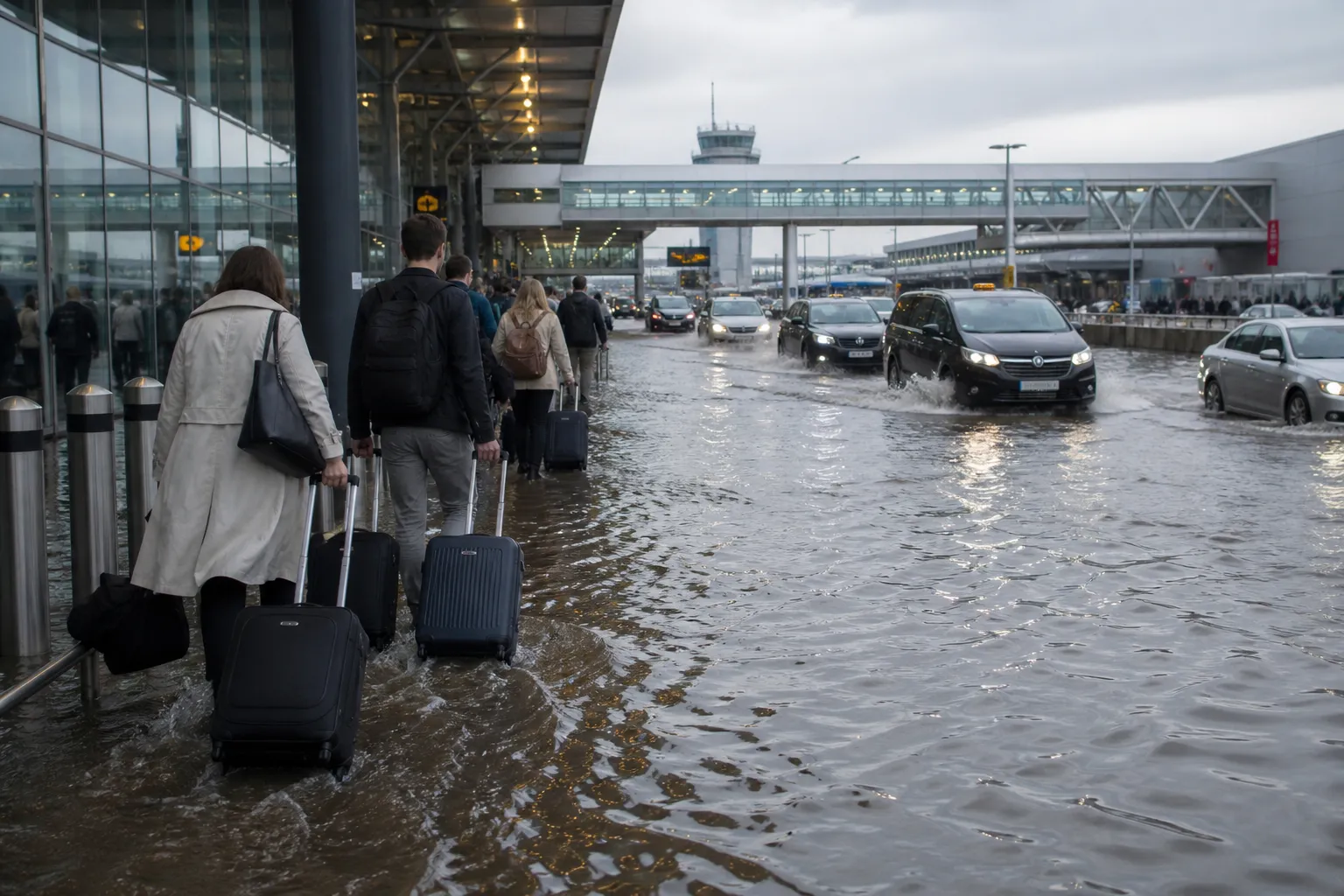 У Heathrow відновили рух дорогами після підтоплення через прорив водогону