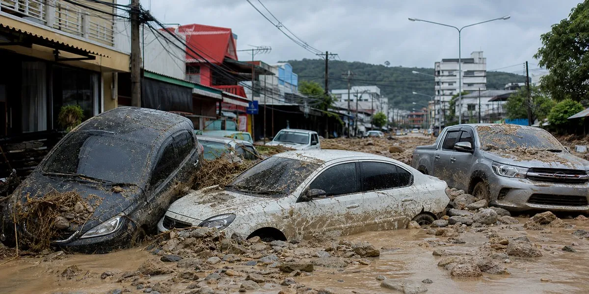 暴雨引发普吉岛山洪暴发——《印度教徒报》