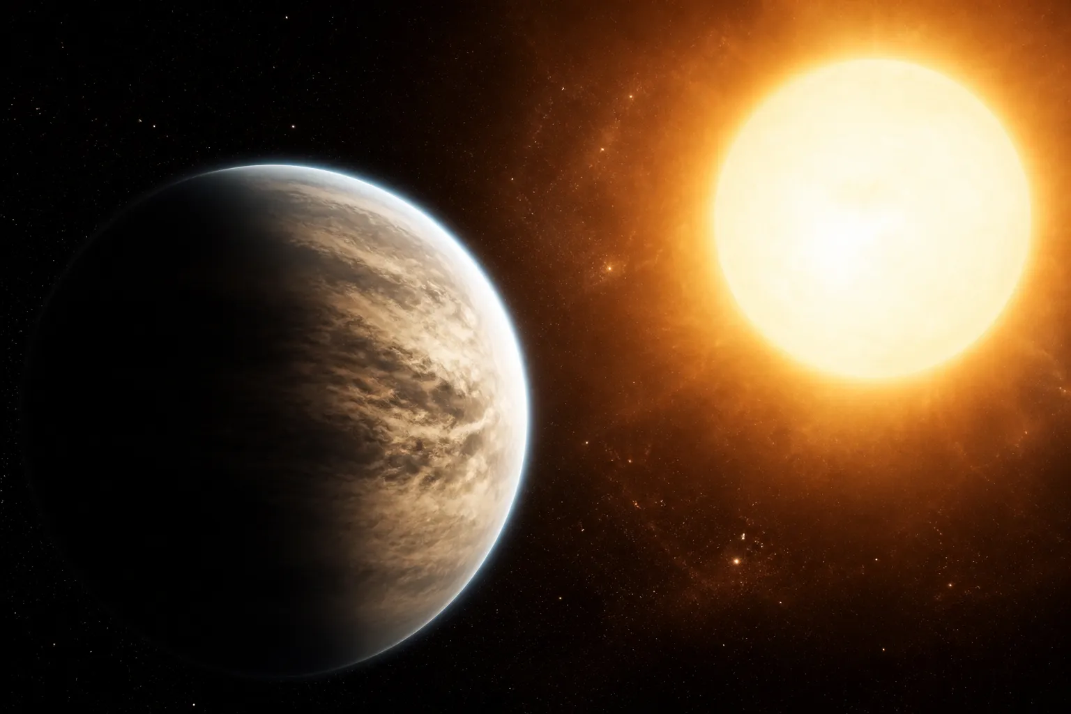 天文学家发现一颗最终将被其恒星吞噬的水系外行星