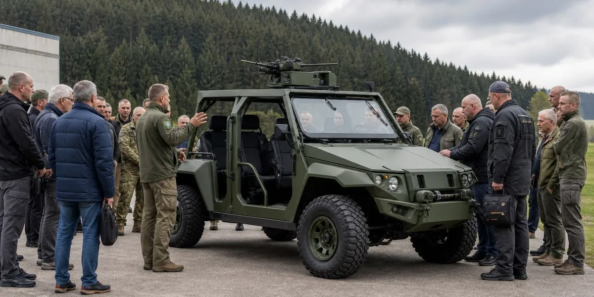 IAI zaprezentowała pojazd taktyczny TAHR dla niemieckich sił specjalnych