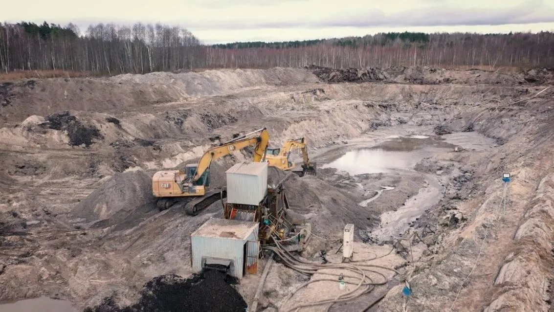 In the Rivne region, seven amber mining sites were put up for auction for 44 million hryvnias