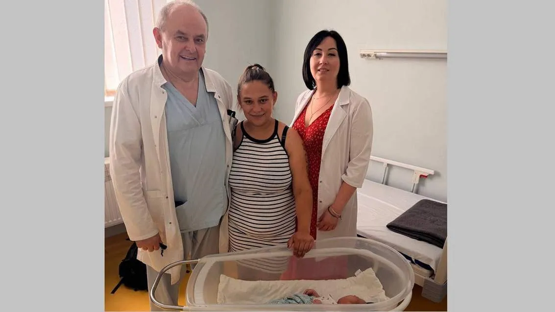 In Lviv, a woman had a hernia removed at the same time as her cesarean section