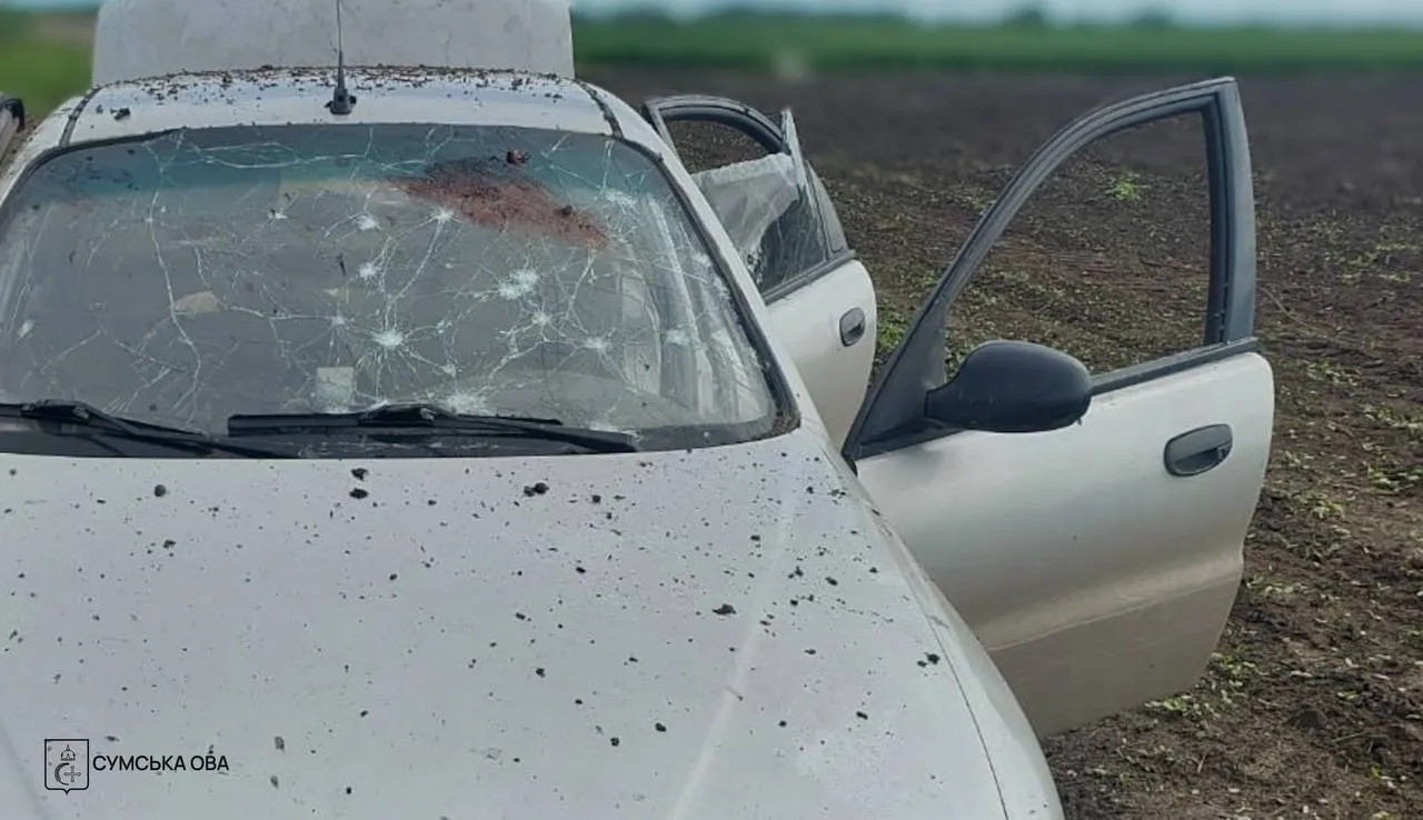 В Сумской области произошел взрыв при попытке перевезти сбитый дрон