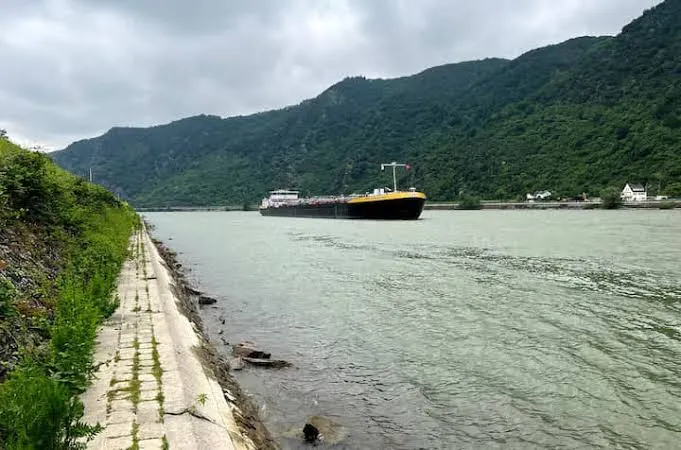 In Germany, the Rhine has reached a record low