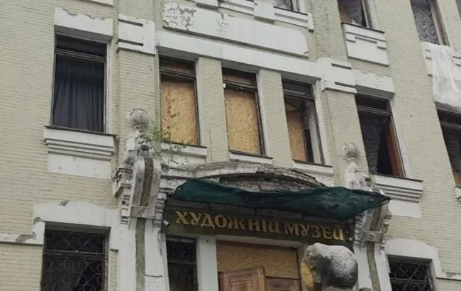 У Дніпрі РФ під час атаки вдруге пошкодила Художній музей