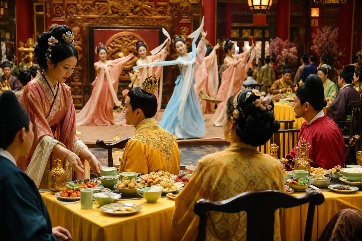 Imperial-themed theatrical banquets for tourists gain popularity in China