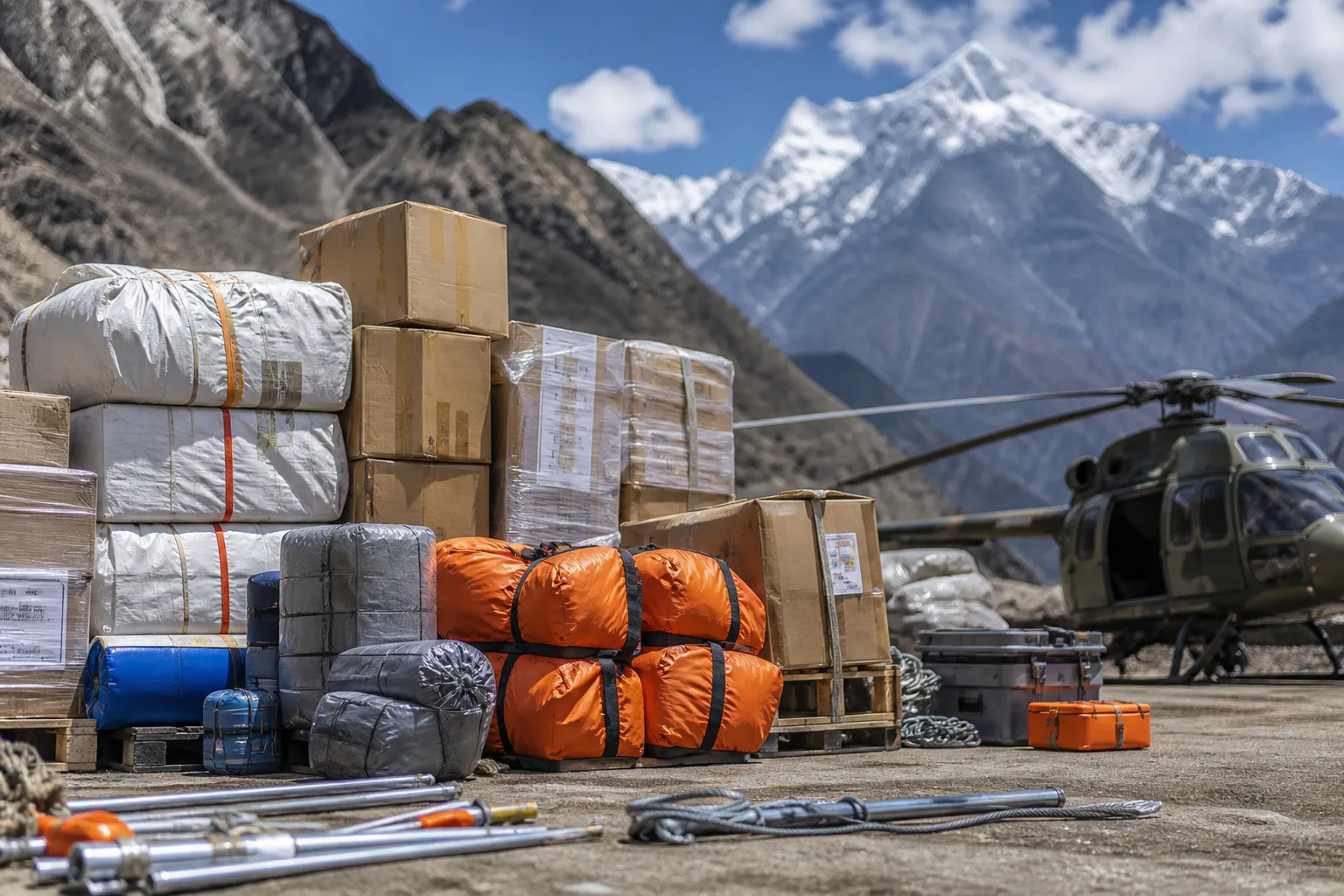 India delivers 68.5 tonnes of aid and a Bailey bridge to Nepal
