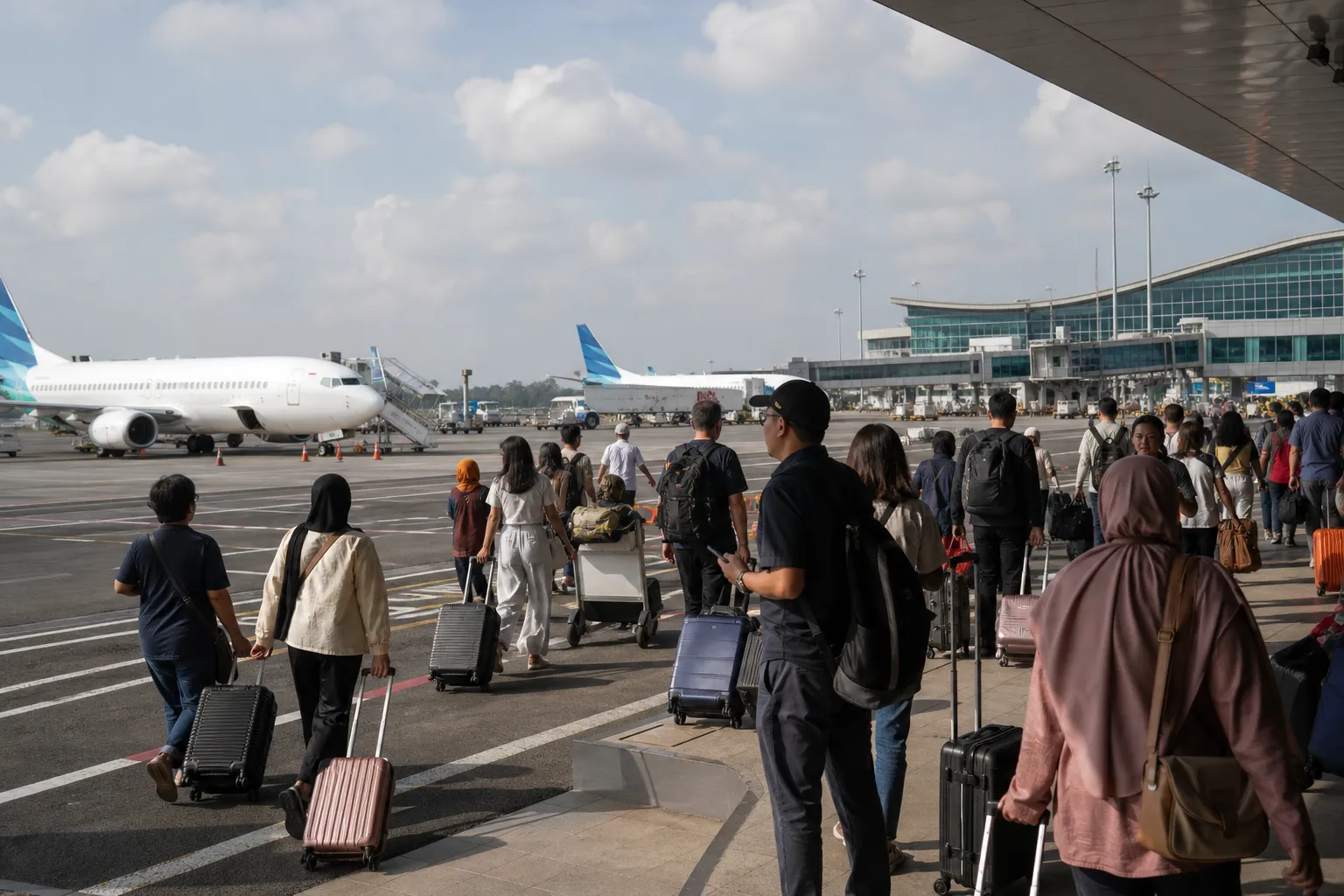 Główne lotnisko Dżakarty wznowiło działalność w Indonezji