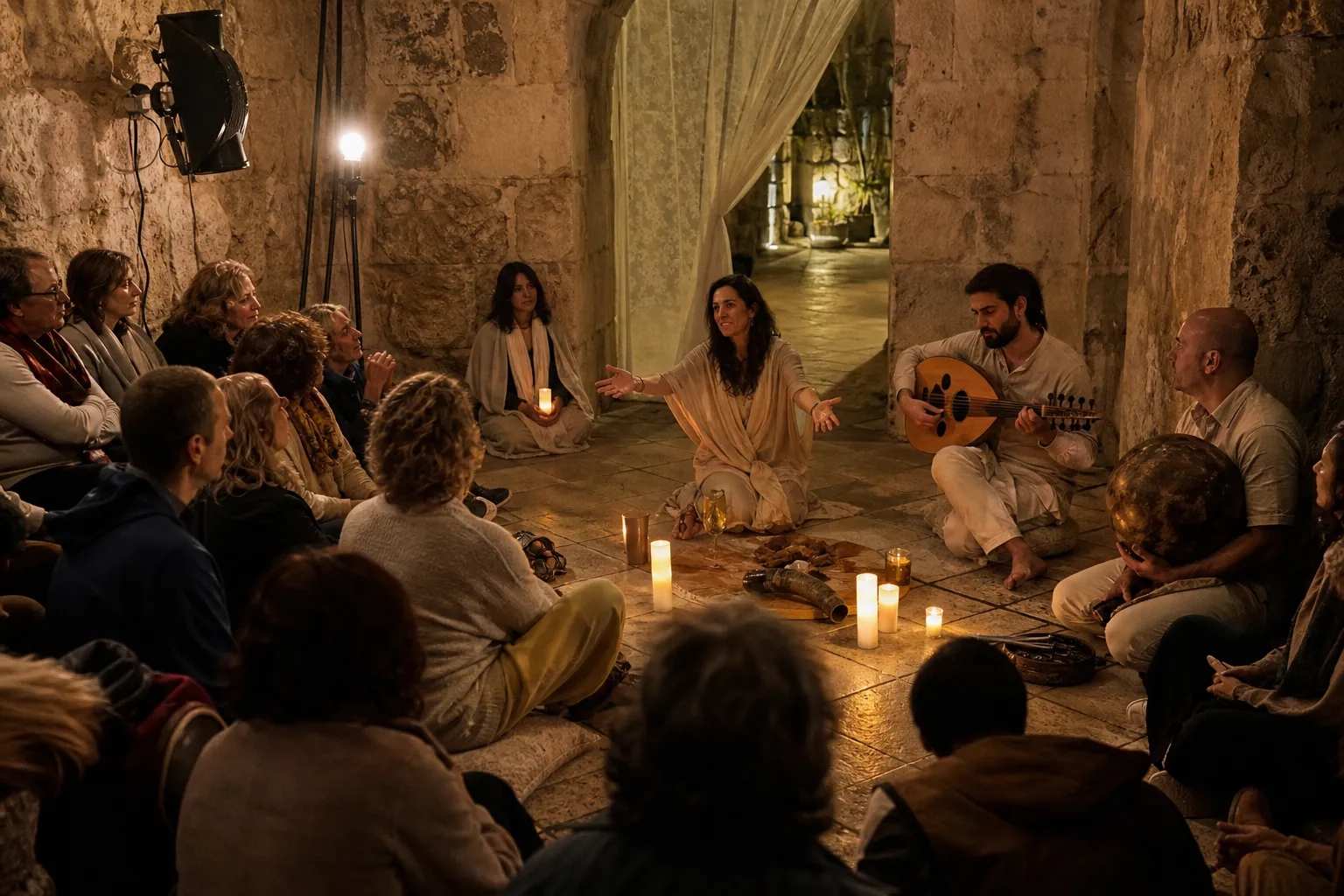 Interactive theatrical project based on Jewish texts created in Israel