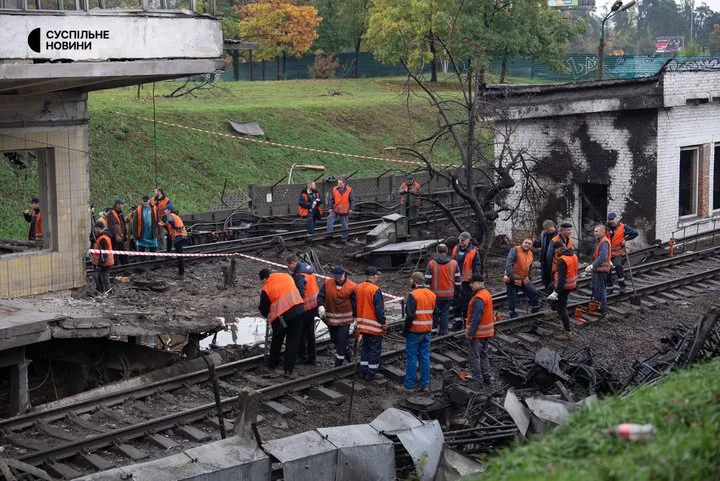 В КГГА оценили сроки запуска станции метро «Черниговская» после обстрела