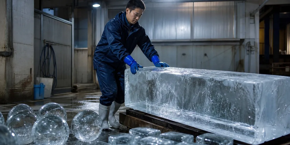 Japanese company exports premium ice for cocktail bars — The Japan Times
