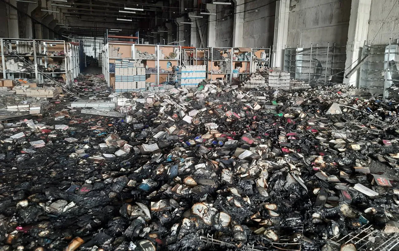 There were 300,000 books at the KSD publishing house warehouse that was attacked by Russia