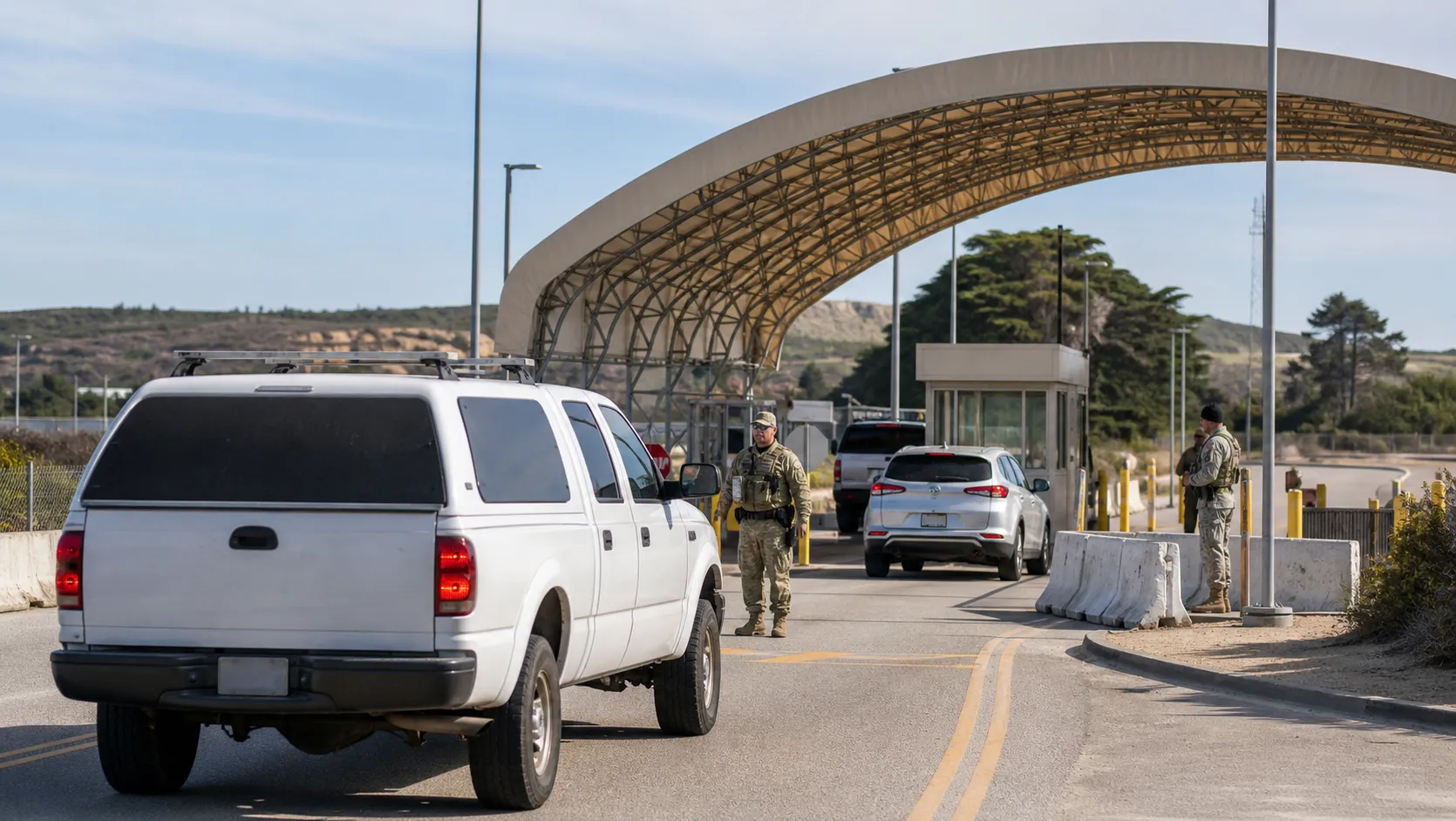 Journalists were detained at gunpoint at a U.S. Space Force base