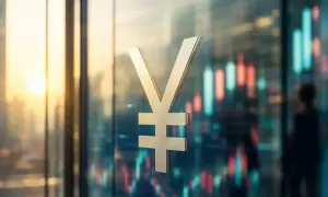 Zdjęcie Mohana Bhagwata pokazano na billboardzie na Times Square przed wystąpieniem
