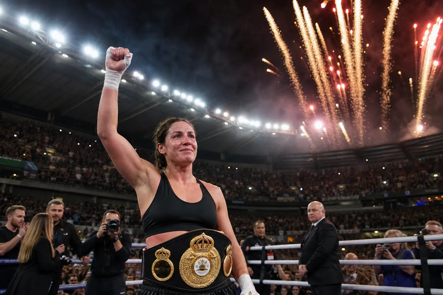 Katie Taylor ends career with victory in Dublin