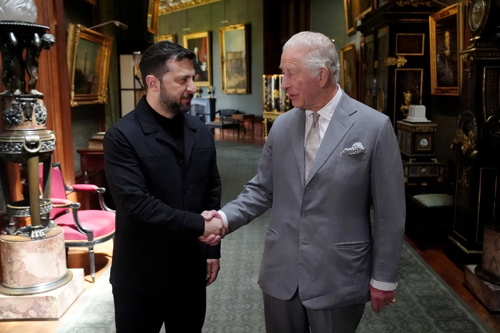 Wołodymyr Zełenski spotkał się z królem Karolem III