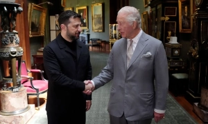 Wołodymyr Zełenski spotkał się z królem Karolem III