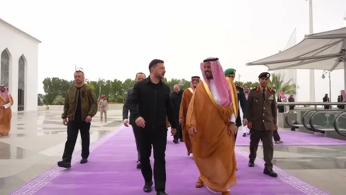 Президент Володимир Зеленський прибув із візитом до Саудівської Аравії