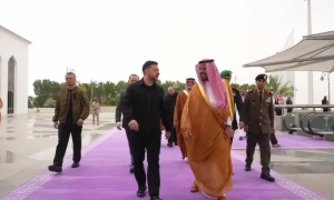 Президент Володимир Зеленський прибув із візитом до Саудівської Аравії