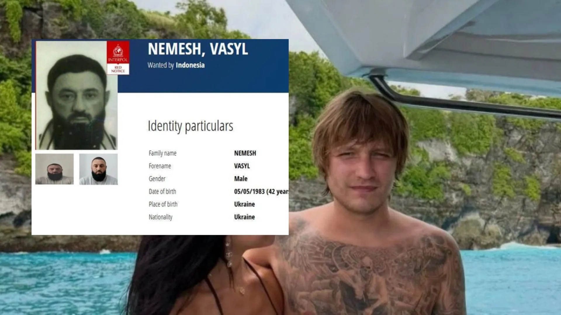 25 років у криміналі: закарпатець Василь Немеш став головним фігурантом справи про звіряче вбивство українця на Балі