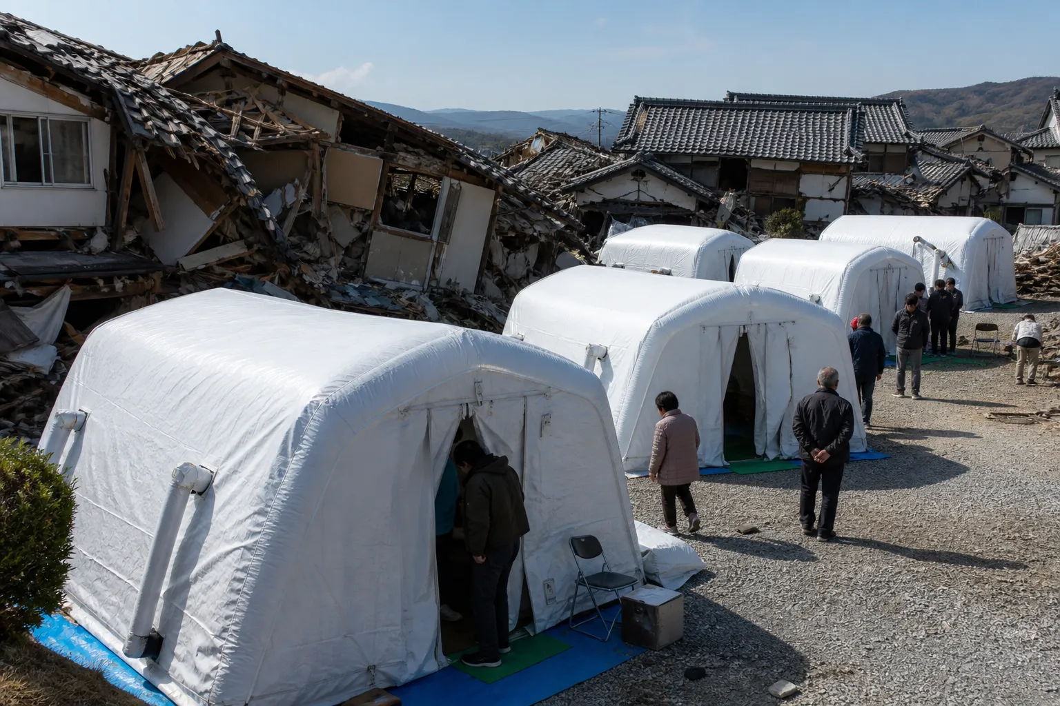 日本地震后近2500人仍留在疏散中心